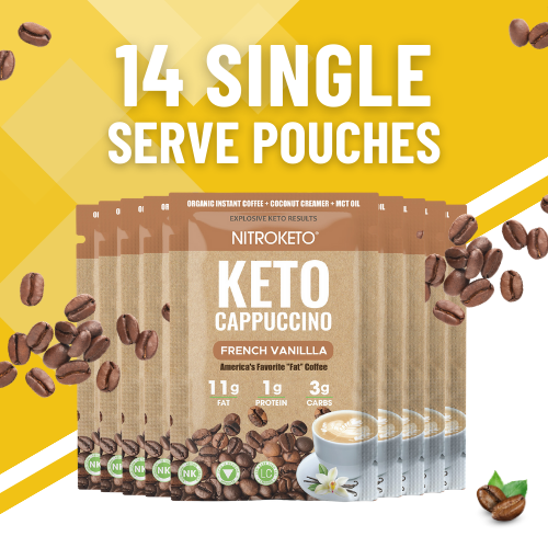 Keto Cappuccino French Vanilla Single Serve Bundle (14 Pack)