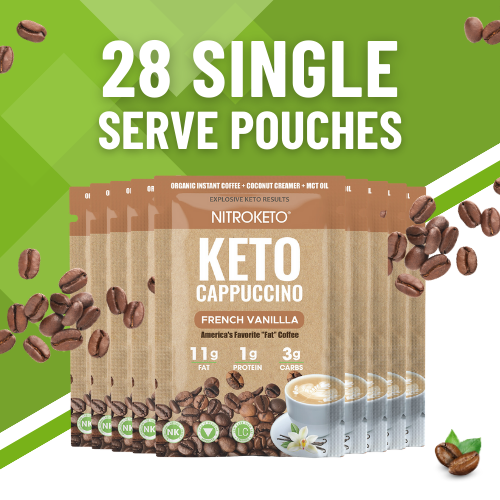 Keto Cappuccino French Vanilla Single Serve Bundle (28 Pack)